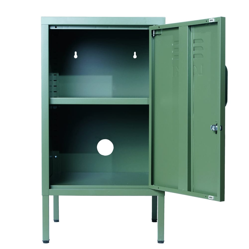 Lokki®  Night Stand Cabinet With Adjustable Shelf And Locker