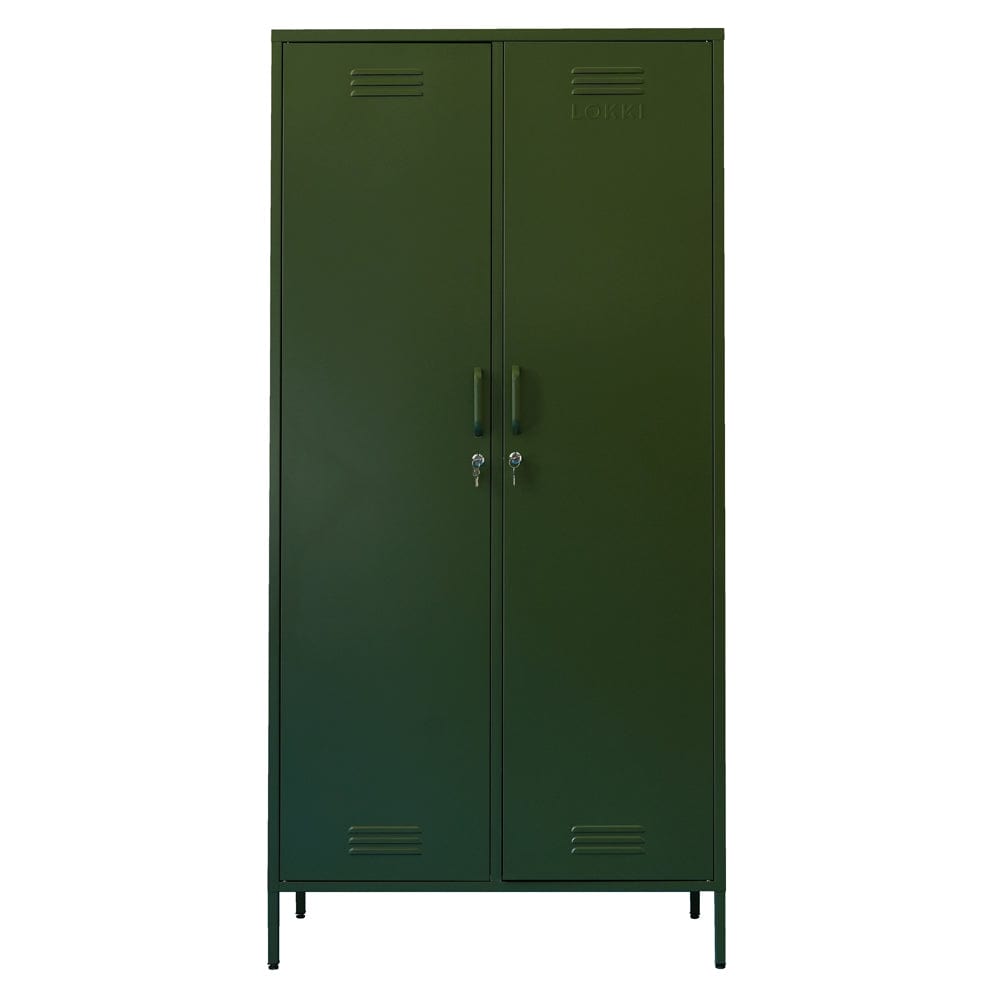Lokki® 2 Doors Wardrobe Storage Locker cabinet With Adjustable Shelf