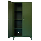 Lokki® 2 Doors Wardrobe Storage Locker cabinet With Adjustable Shelf