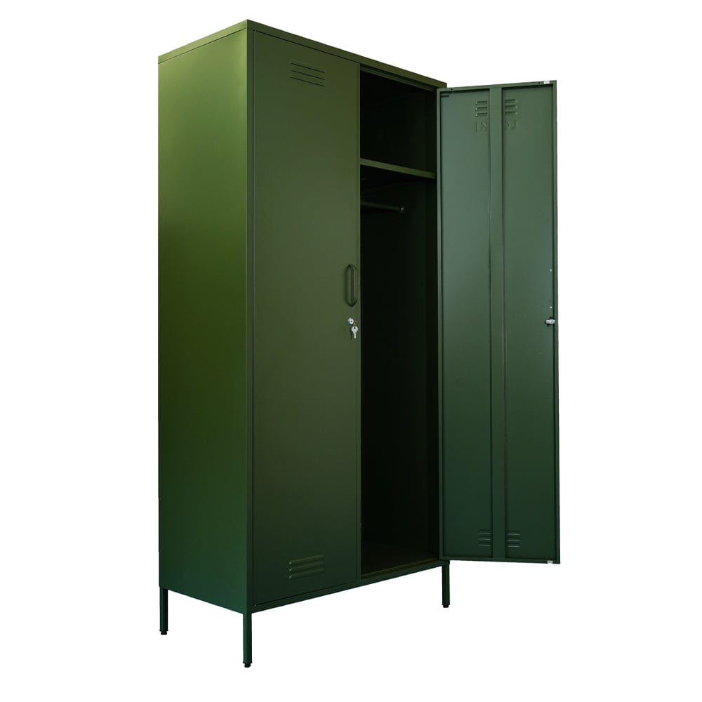 Lokki® 2 Doors Wardrobe Storage Locker cabinet With Adjustable Shelf