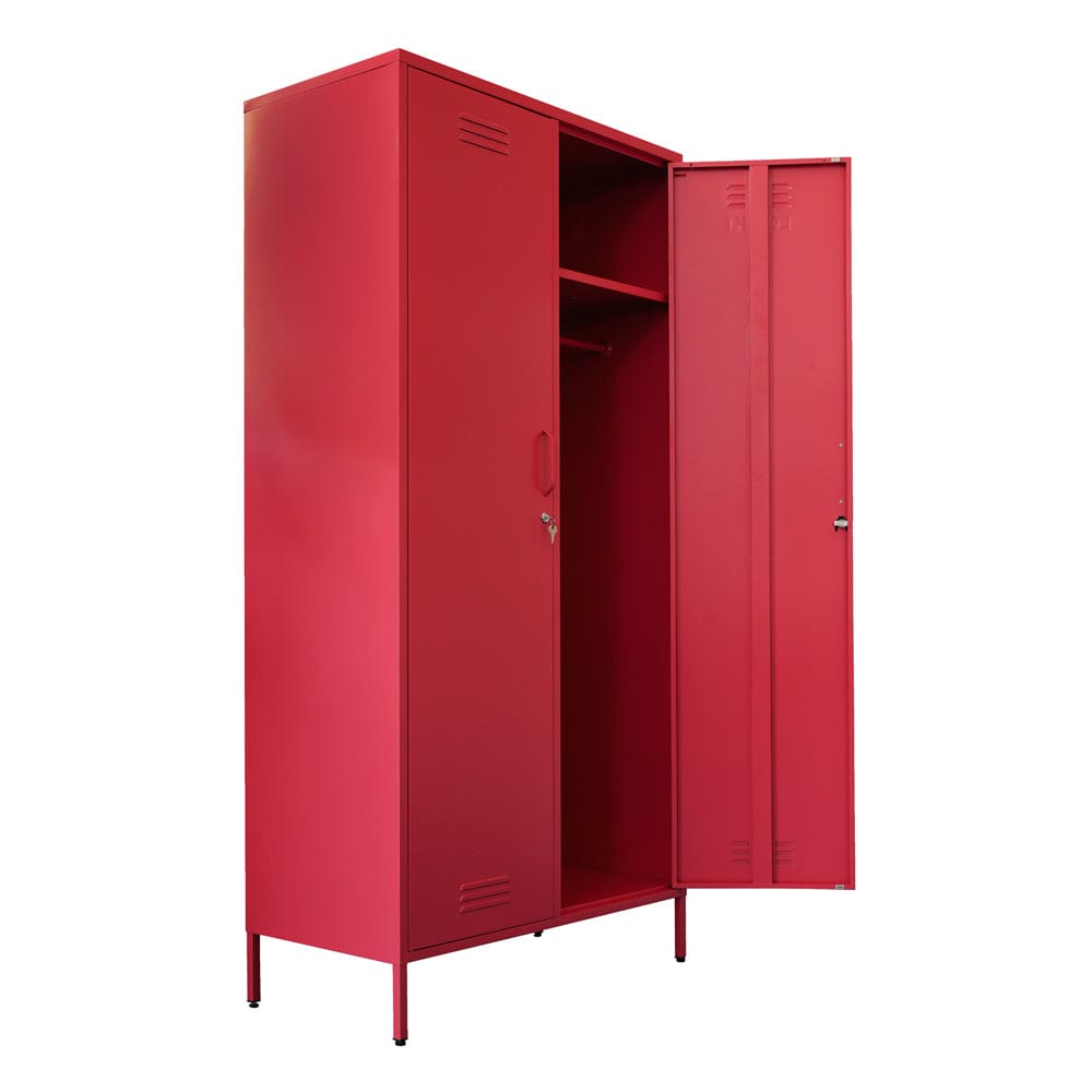 Lokki® 2 Doors Wardrobe Storage Locker cabinet With Adjustable Shelf