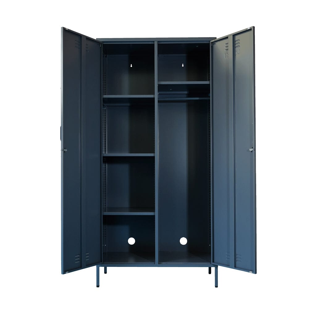 Lokki® 2 Doors Wardrobe Storage Locker cabinet With Adjustable Shelf
