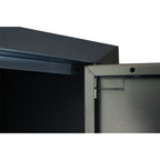 Lokki® 2 Doors Wardrobe Storage Locker cabinet With Adjustable Shelf