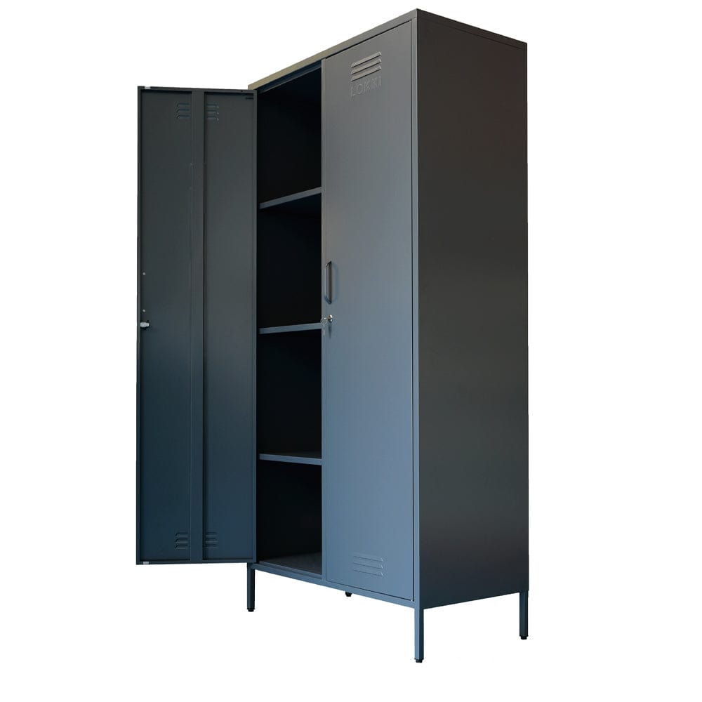 Lokki® 2 Doors Wardrobe Storage Locker cabinet With Adjustable Shelf