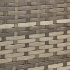 Lotus 9 Seater Rattan Garden Furniture Recliner Cube Sofa Set with Fire Pit Option