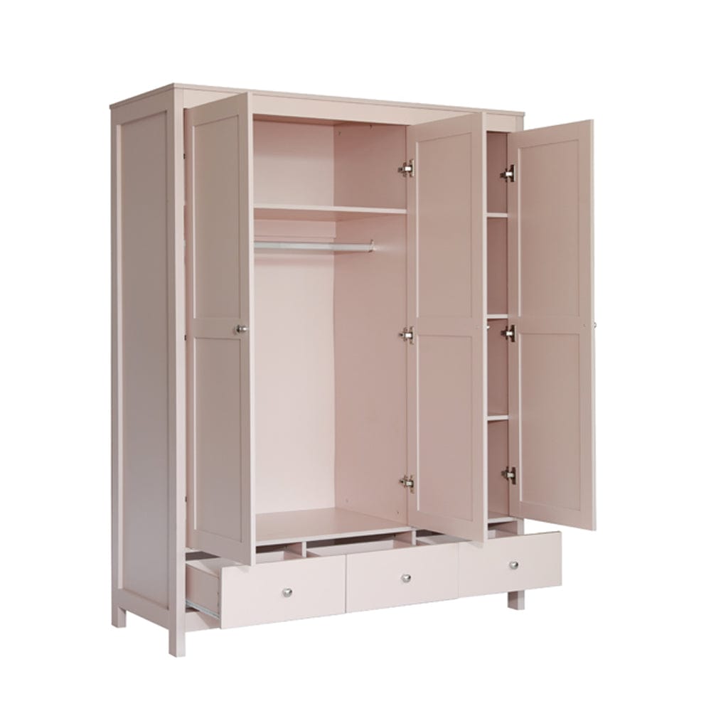 Neo 4 Pieces Bedroom Wardrobe Set With Chest And Bedside Tables