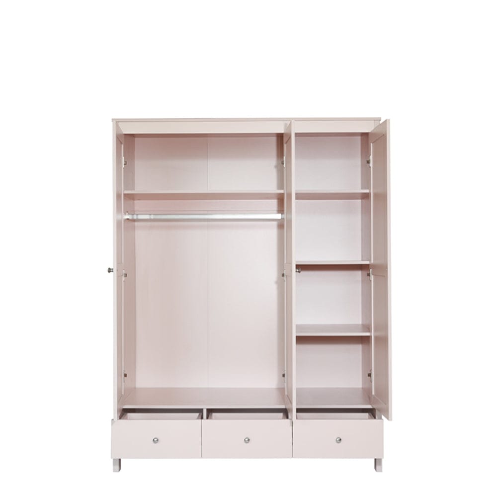 Neo 3 Pieces Bedroom Wardrobe Set With Chest And Bedside