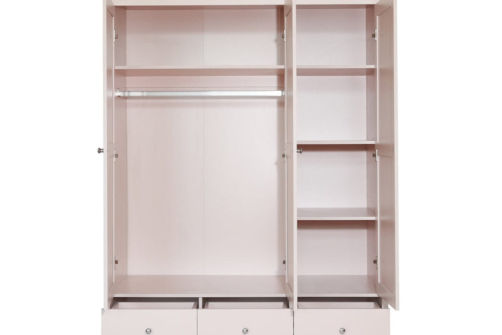 Neo 3 Pieces Bedroom Wardrobe Set With Chest And Bedside