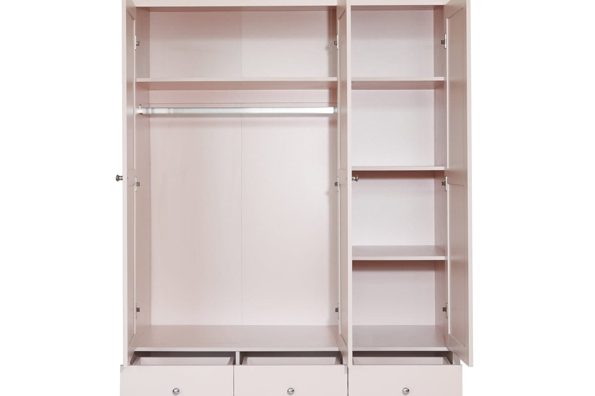 Neo 4 Pieces Bedroom Wardrobe Set With Chest And Bedside Tables