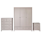 Neo 3 Pieces Bedroom Wardrobe Set With Chest And Bedside