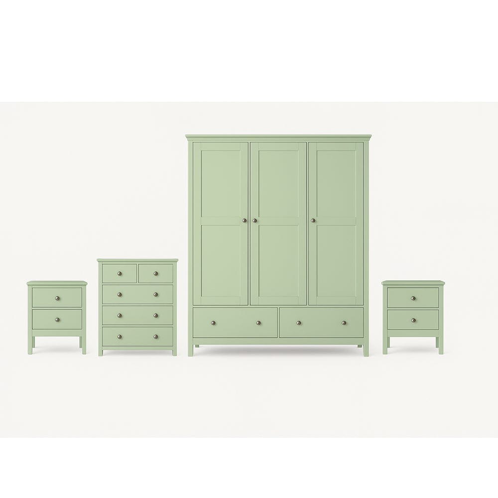 Neo 4 Pieces Bedroom Wardrobe Set With Chest And Bedside Tables
