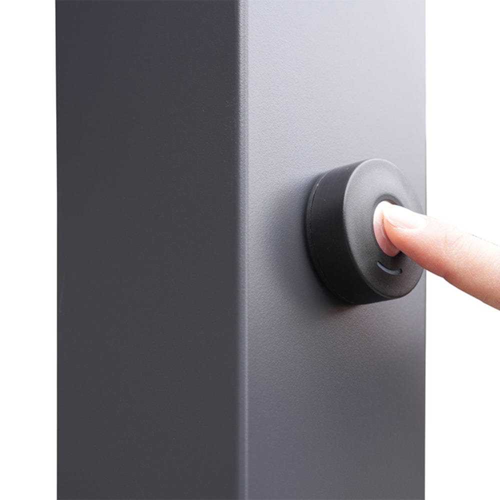 Berlin Outdoor Garden Patio Aluminium Pergola with Roof and Led Lighting