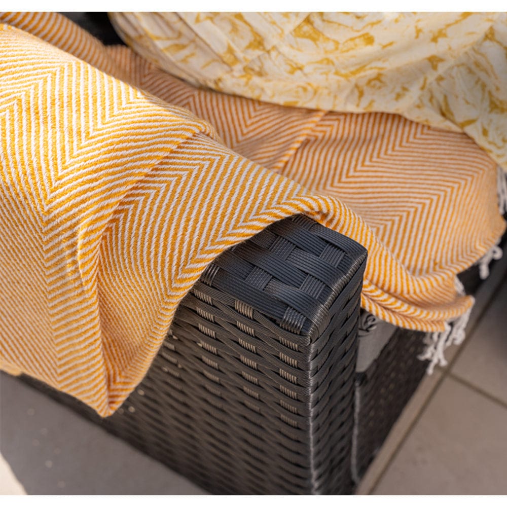 Rosen 9 Seater Rattan Garden Dining Set With Lift-Up Table And 3 Stools