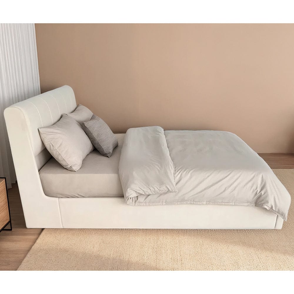 Velvet Upholstered Lift Up Ottoman Bed Frame with 3 Drawers Double Bed