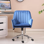 Melton Office Chair Upholstered Velvet Channel Tufted