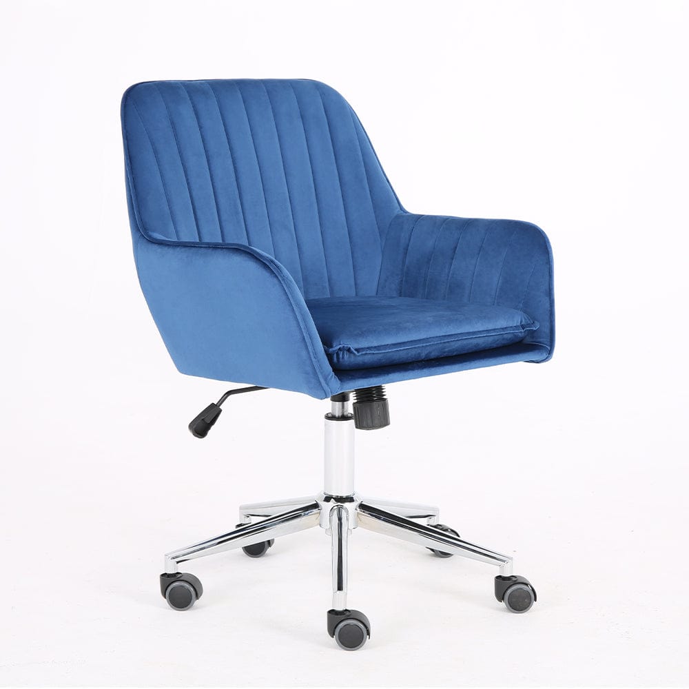 Melton Office Chair Upholstered Velvet Channel Tufted