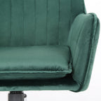 Melton Office Chair Upholstered Velvet Channel Tufted