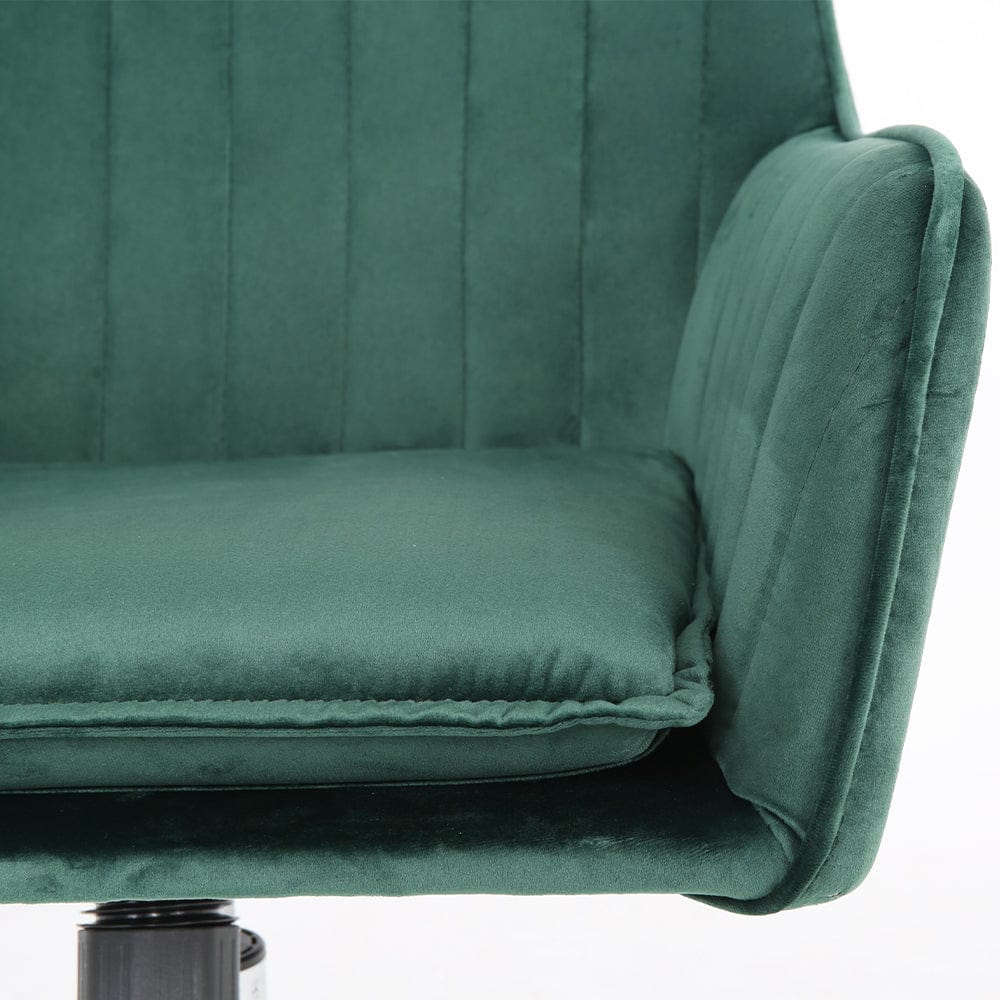 Melton Office Chair Upholstered Velvet Channel Tufted