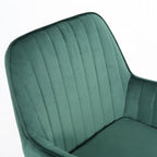 Melton Office Chair Upholstered Velvet Channel Tufted
