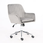 Melton Office Chair Upholstered Velvet Channel Tufted