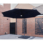 Roma 3M Solar LED Cantilever Parasol