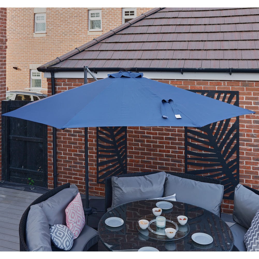 Roma 3M Solar LED Cantilever Parasol