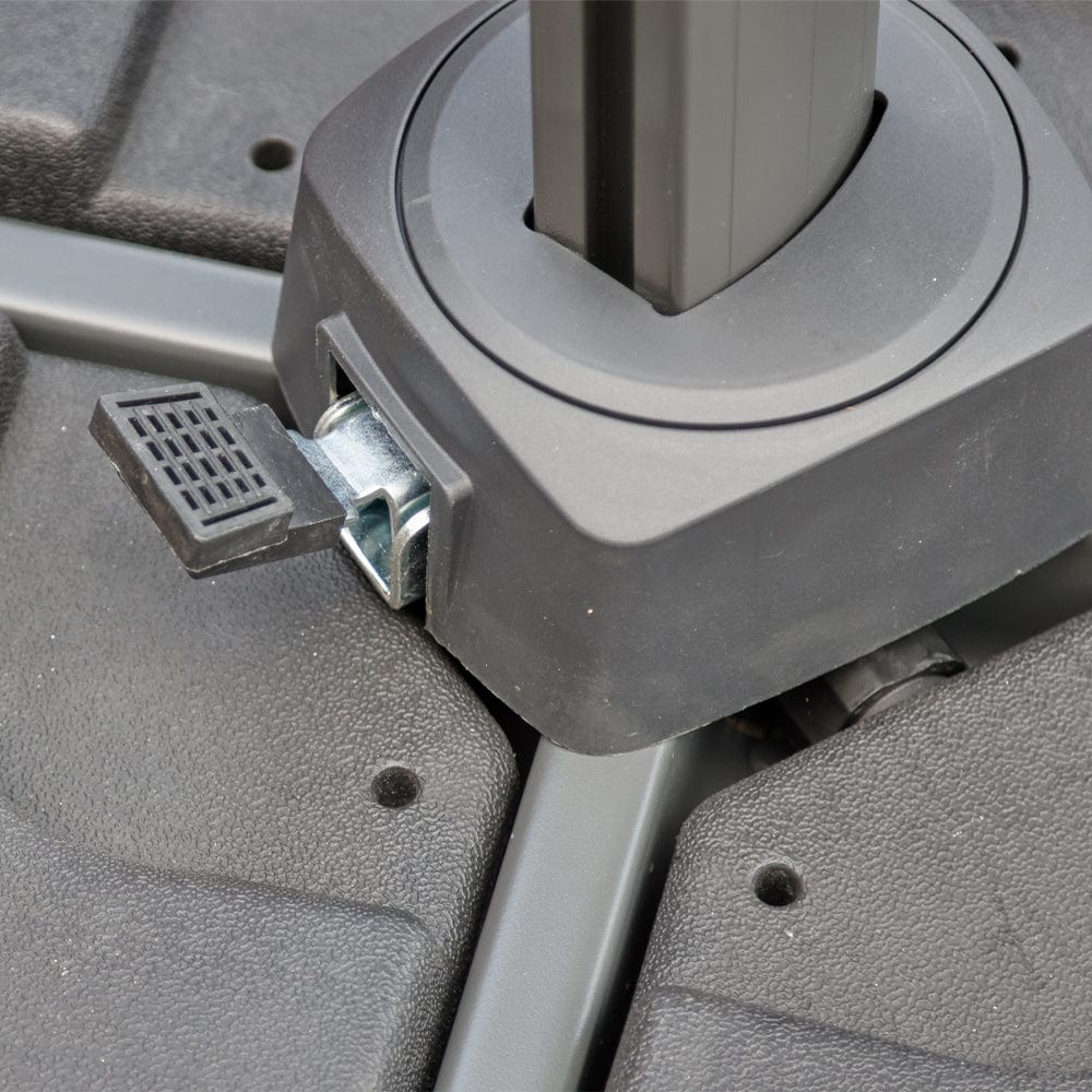 Roma 3M Solar LED Cantilever Parasol