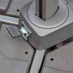 Roma 3M Solar LED Cantilever Parasol