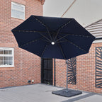 Roma 3M Solar LED Cantilever Parasol