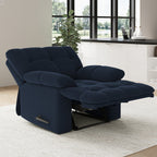 Sleek Velvet Recliner Armchair Manual Or Electric Option