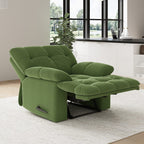 Sleek Velvet Recliner Armchair Manual Or Electric Option