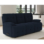 Sleek Velvet 3 Seater Recliner Sofa Manual Or Electric Option