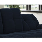 Sleek Velvet 3 Seater Recliner Sofa Manual Or Electric Option