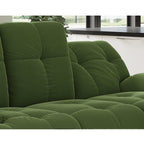 Sleek Velvet 3 Seater Recliner Sofa Manual Or Electric Option