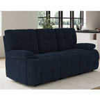 Sleek Velvet 3 Seater Recliner Sofa Manual Or Electric Option