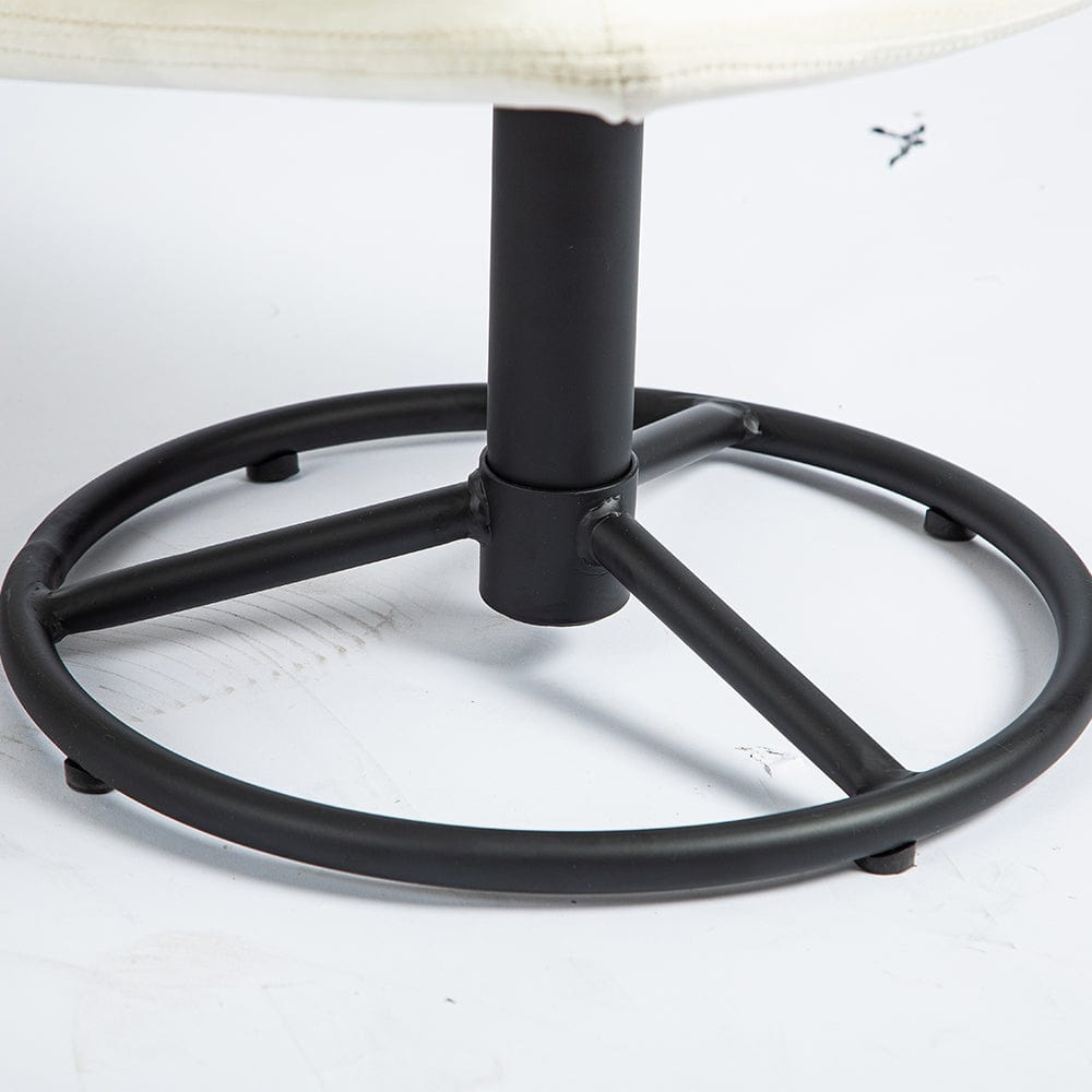 Sol Swivel Chair With Footstool