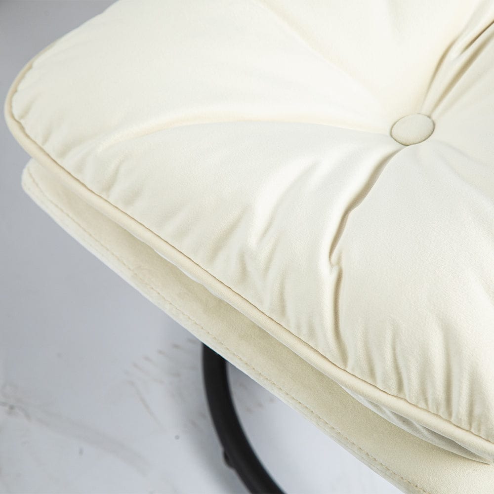 Sol Swivel Chair With Footstool