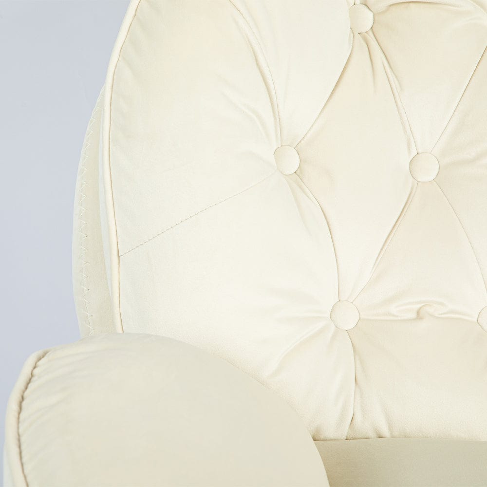 Sol Swivel Chair With Footstool