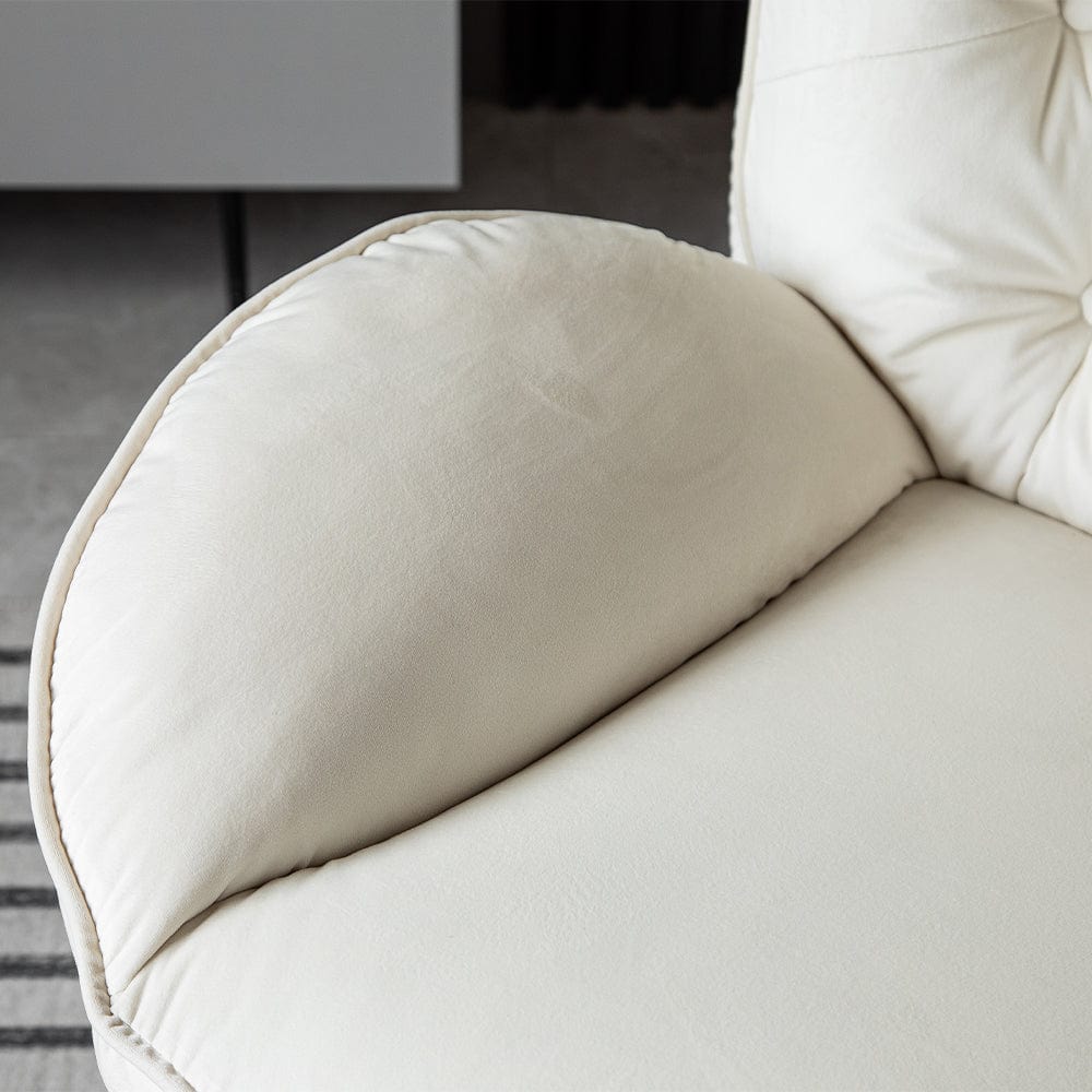 Sol Swivel Chair With Footstool