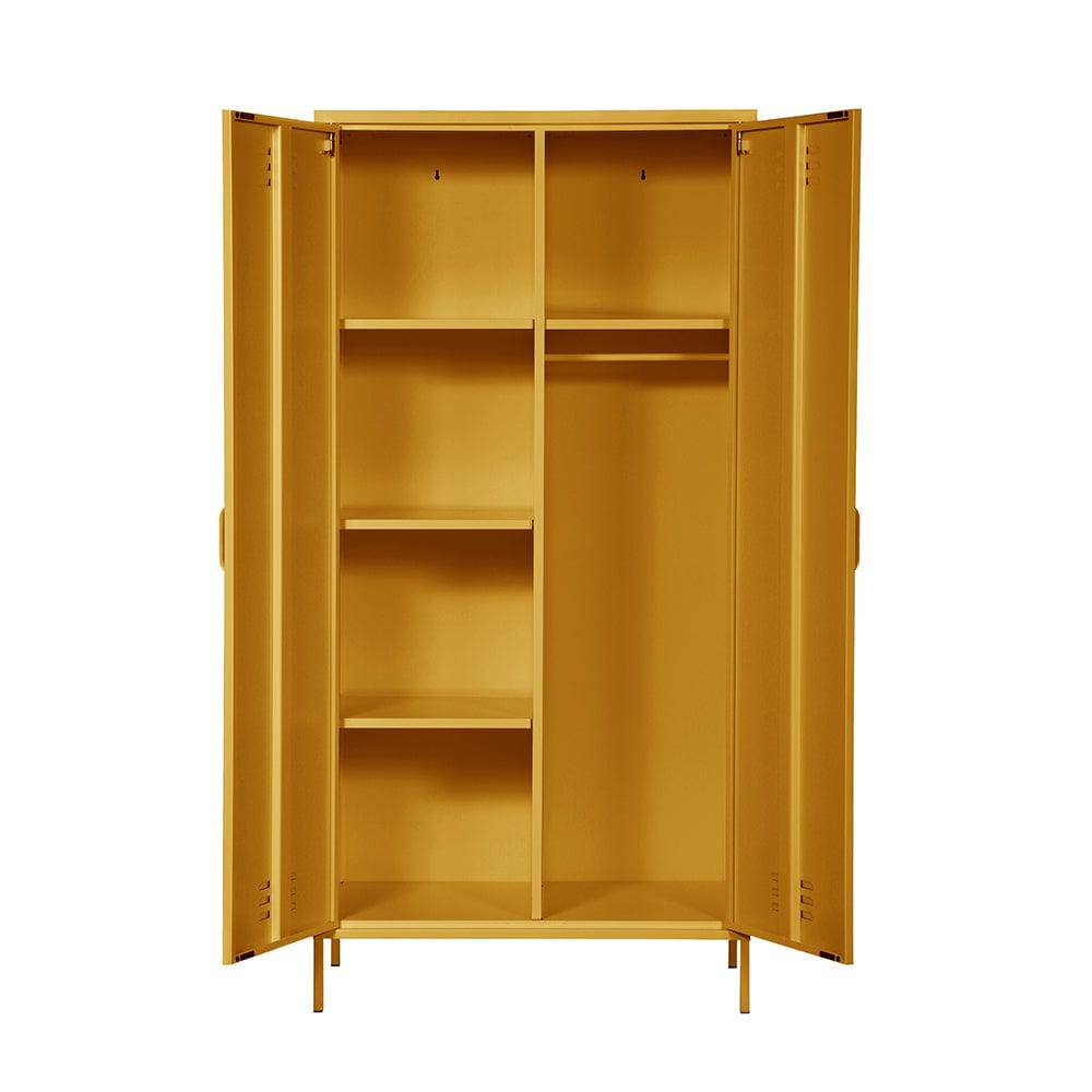 Lokki® 2 Doors Wardrobe Storage Locker cabinet With Adjustable Shelf