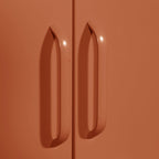 Lokki® 2 Doors Wardrobe Storage Locker cabinet With Adjustable Shelf