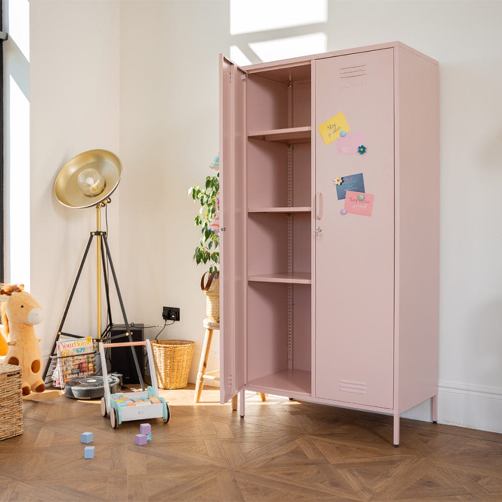 Lokki® 2 Doors Wardrobe Storage Locker cabinet With Adjustable Shelf