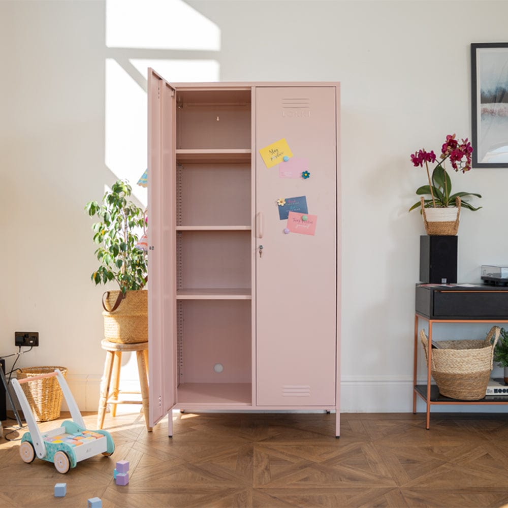 Lokki® 2 Doors Wardrobe Storage Locker cabinet With Adjustable Shelf