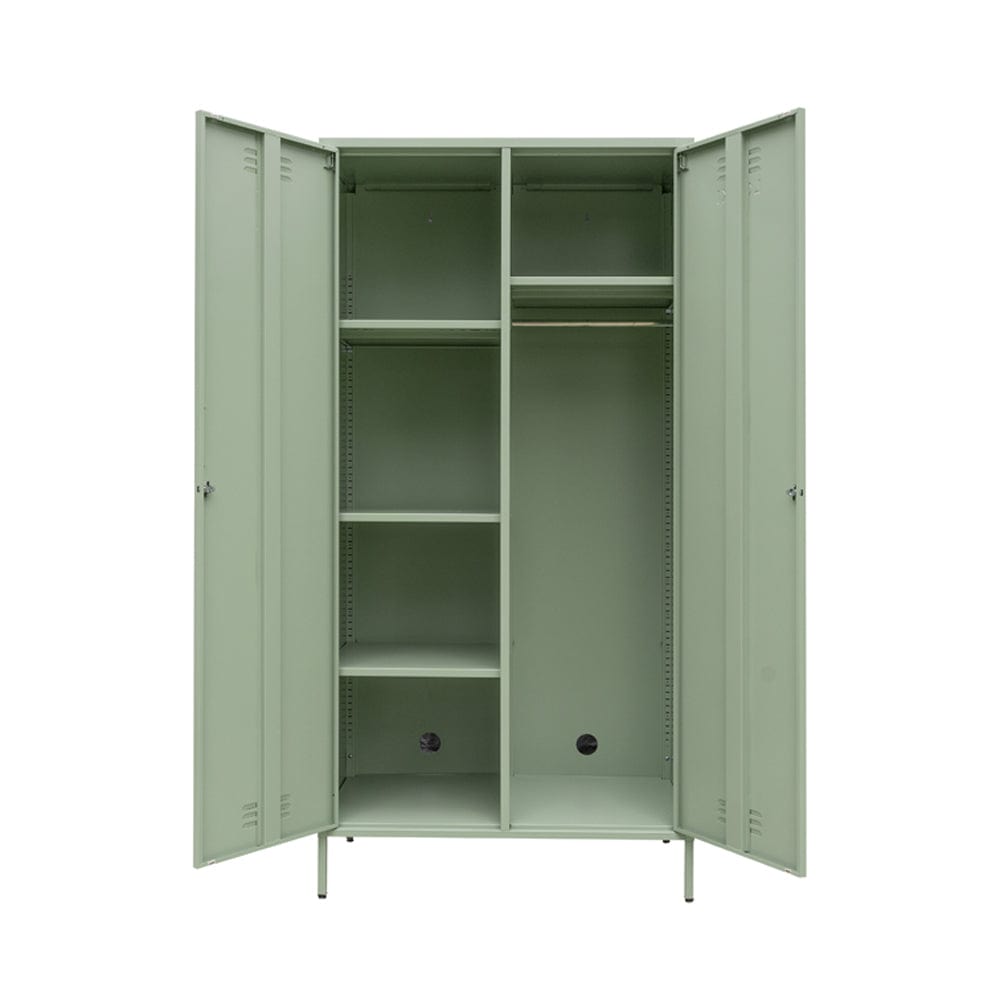 Lokki® 2 Doors Wardrobe Storage Locker cabinet With Adjustable Shelf