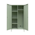 Lokki® 2 Doors Wardrobe Storage Locker cabinet With Adjustable Shelf