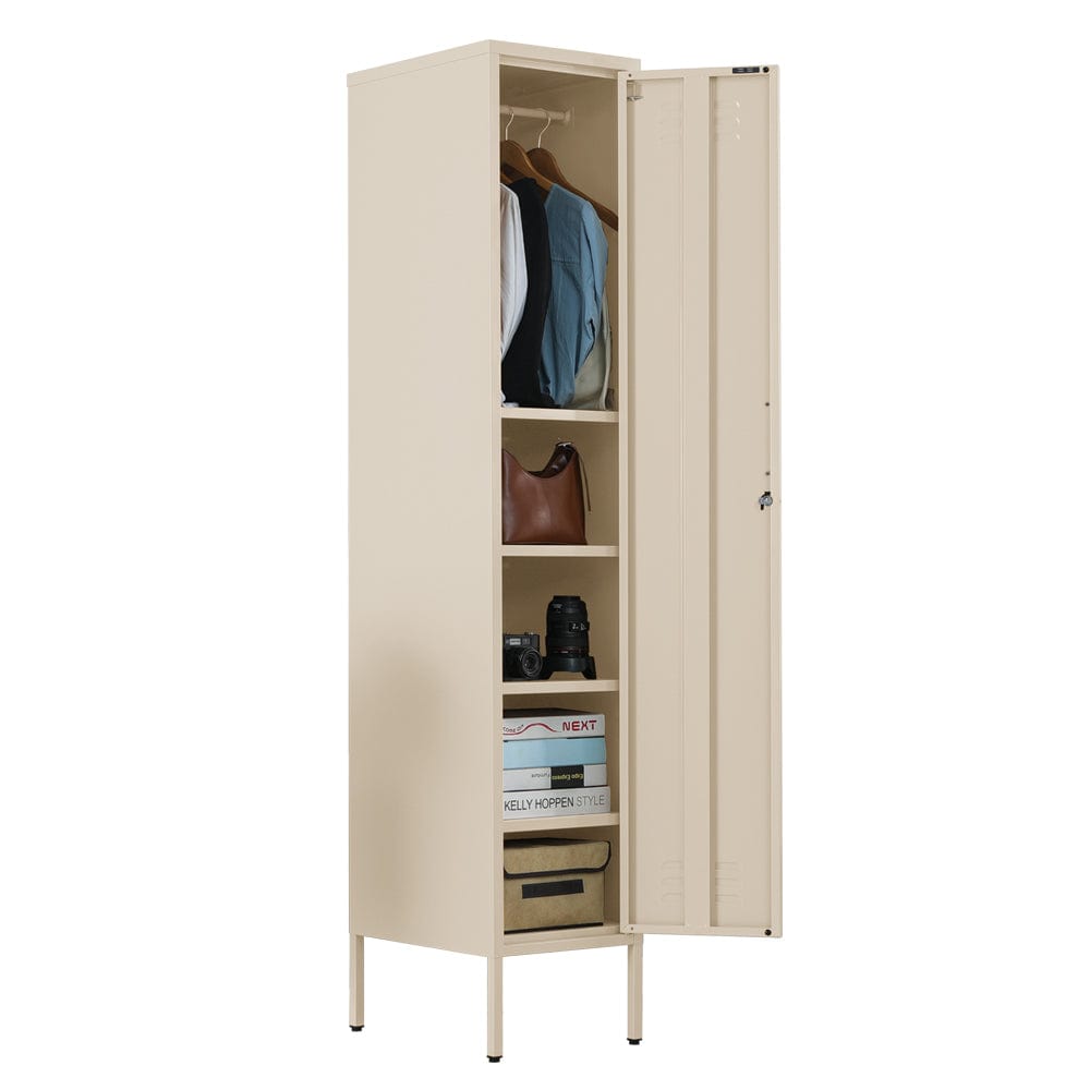 Lokki® Single Door Locker With Adjustable Shelf Storage Cabinet