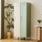 Set of 2 Lokki® Single Door Locker Set With Adjustable Shelf Storage Cabinet