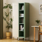Set of 2 Lokki® Single Door Locker Set With Adjustable Shelf Storage Cabinet