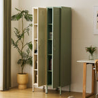 Set of 2 Lokki® Single Door Locker Set With Adjustable Shelf Storage Cabinet