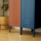 Set of 2 Lokki® Single Door Locker Set With Adjustable Shelf Storage Cabinet